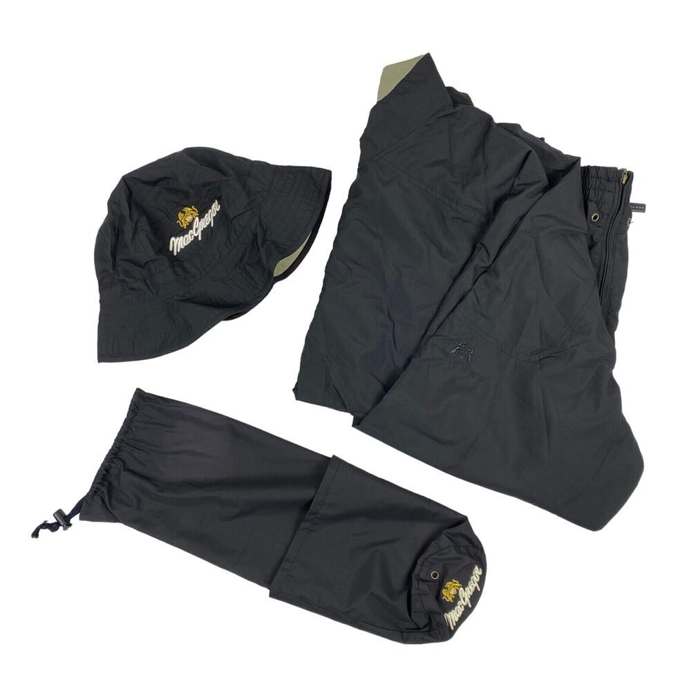 MacGregor Tourney Men's X-Large Golf Long Sleeve Wind Jacket Hat Bag New Set